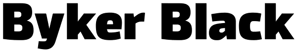 Byker Black Font