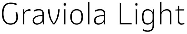 Graviola Light Font