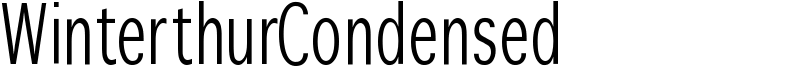 WinterthurCondensed Font