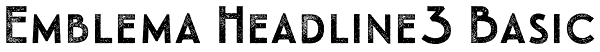 Emblema Headline3 Basic Font