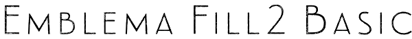 Emblema Fill2 Basic Font
