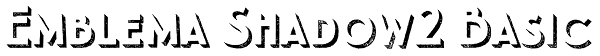 Emblema Shadow2 Basic Font
