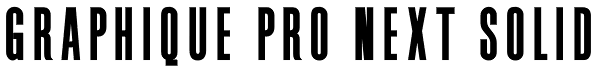 Graphique Pro Next Solid Font