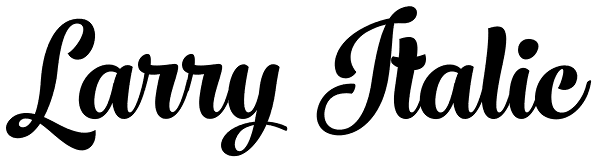 Larry Italic Font