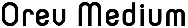 Orev Medium Font