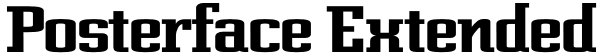Posterface Extended Font