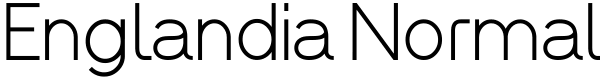 Englandia Normal Font