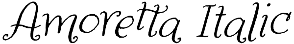 Amoretta Italic Font