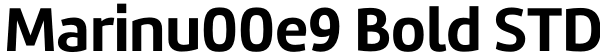 Marinu00e9 Bold STD Font