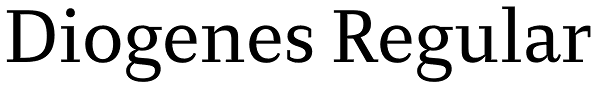 Diogenes Regular Font