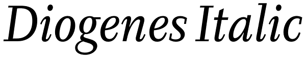 Diogenes Italic Font