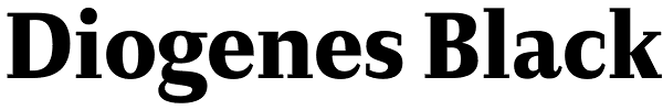 Diogenes Black Font