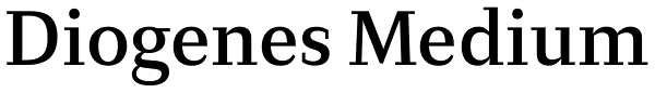 Diogenes Medium Font