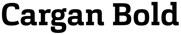 Cargan Bold Font