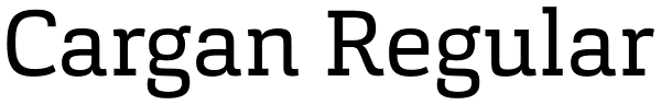 Cargan Regular Font