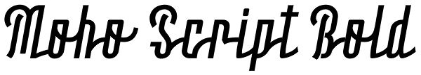 Moho Script Bold Font