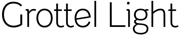 Grottel Light Font