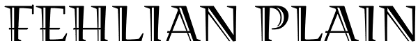 Fehlian Plain Font