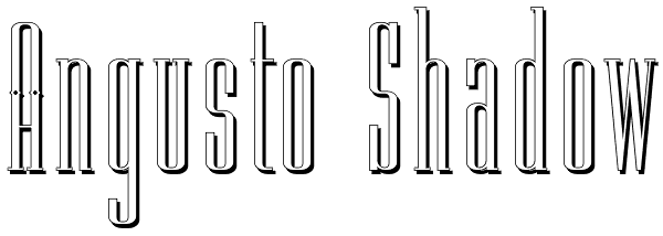Angusto Shadow Font