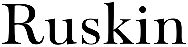 Ruskin Font