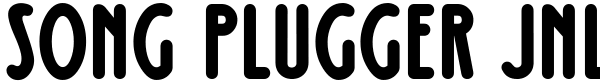 Song Plugger JNL Font