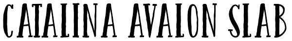 Catalina Avalon Slab Font