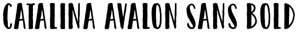 Catalina Avalon Sans Bold Font