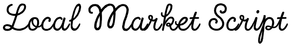 Local Market Script Font