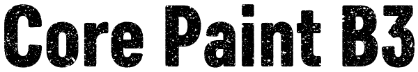 Core Paint B3 Font