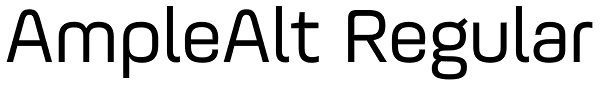 AmpleAlt Regular Font