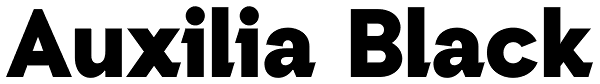 Auxilia Black Font