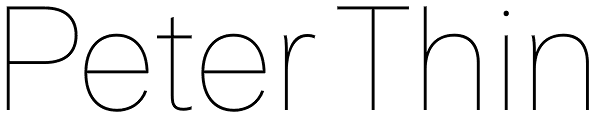 Peter Thin Font