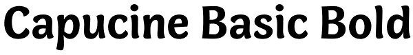 Capucine Basic Bold Font