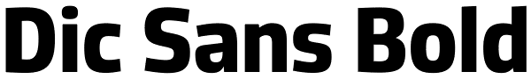 Dic Sans Bold Font