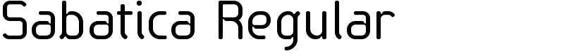 Sabatica Regular Font