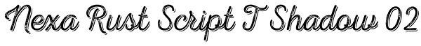 Nexa Rust Script T Shadow 02 Font