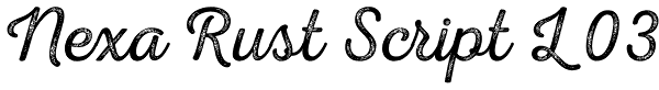 Nexa Rust Script L 03 Font