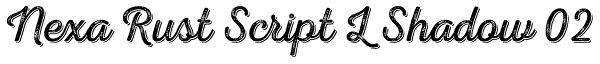 Nexa Rust Script L Shadow 02 Font