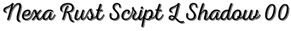 Nexa Rust Script L Shadow 00 Font