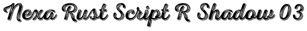 Nexa Rust Script R Shadow 03 Font
