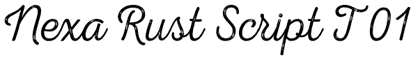 Nexa Rust Script T 01 Font