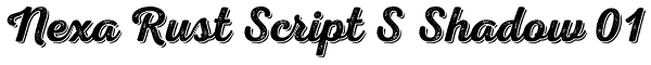 Nexa Rust Script S Shadow 01 Font