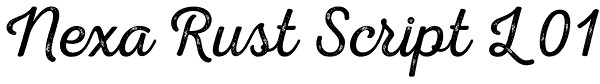 Nexa Rust Script L 01 Font