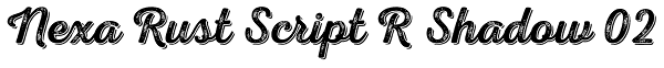 Nexa Rust Script R Shadow 02 Font