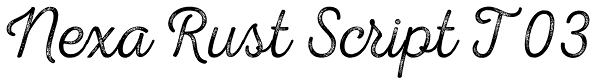 Nexa Rust Script T 03 Font