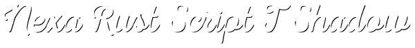 Nexa Rust Script T Shadow Font
