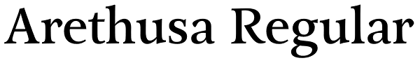 Arethusa Regular Font