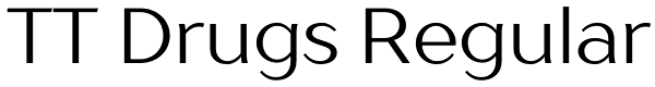 TT Drugs Regular Font