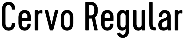 Cervo Regular Font