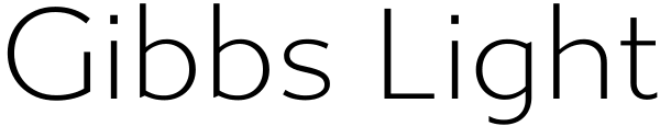 Gibbs Light Font